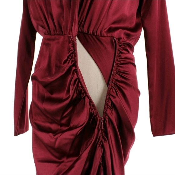 Veronica Beard Cameri Dress In Cabernet Size 6 - Picture 9 of 13